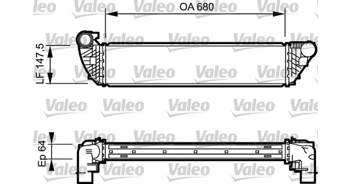817828 - VALEO - Интеркулер