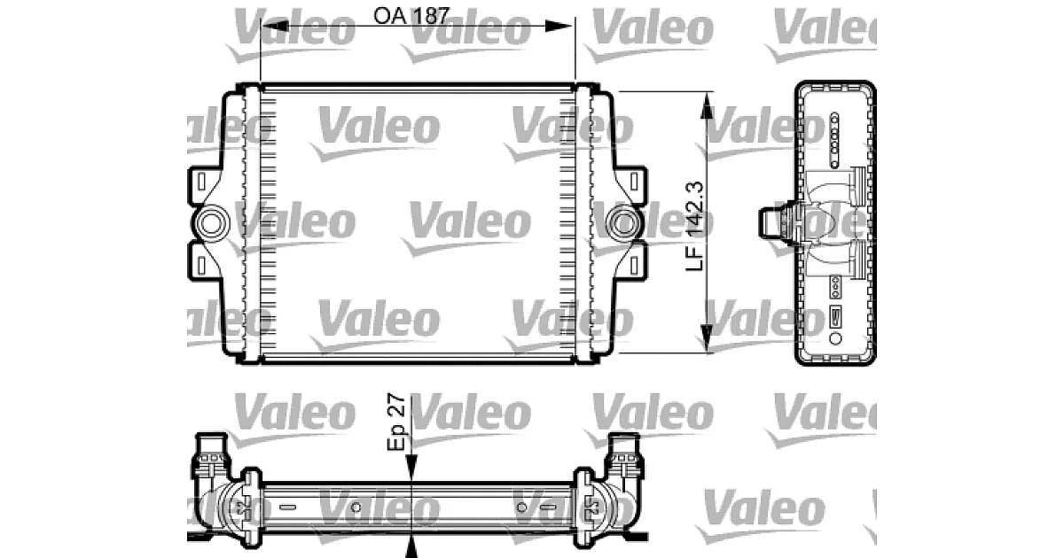 735467 - VALEO - Радиатор, охлаждение двигателя
