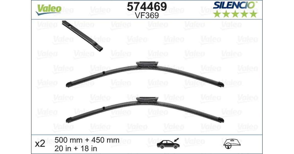 574469 - VALEO - Щетка стеклоочистителя