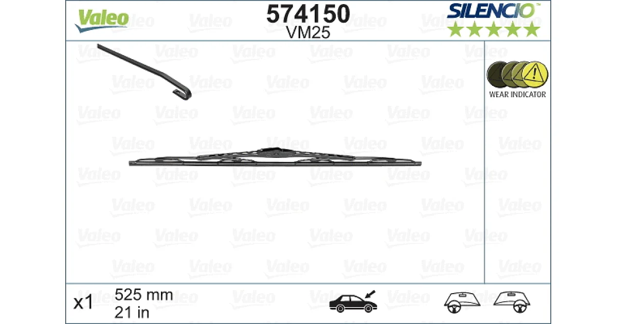 574150 - VALEO - Щетка стеклоочистителя