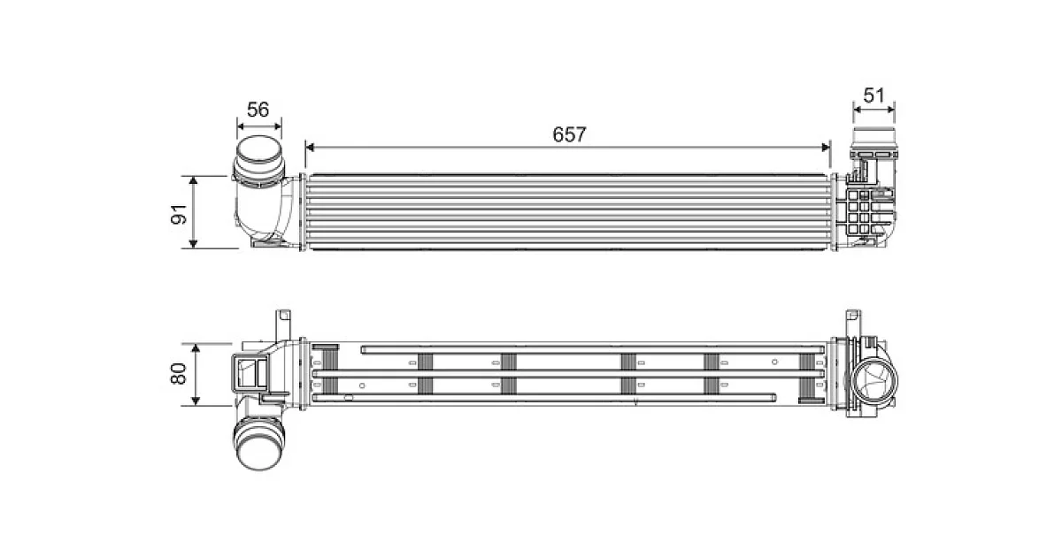 VALEO 818878, Интеркулер