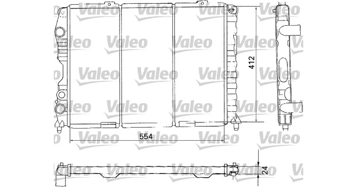 VALEO 731283, Радиатор, охлаждение двигателя