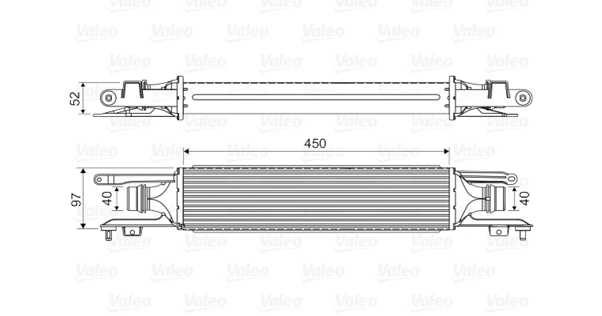 818577 - VALEO - Интеркулер