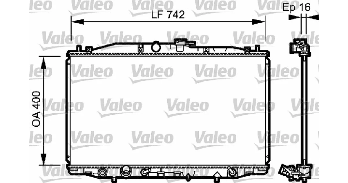 735049 - VALEO - Радиатор, охлаждение двигателя