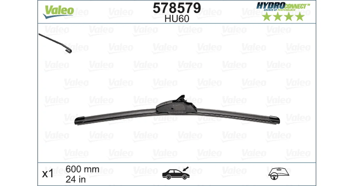 578579 - VALEO - Щетка стеклоочистителя