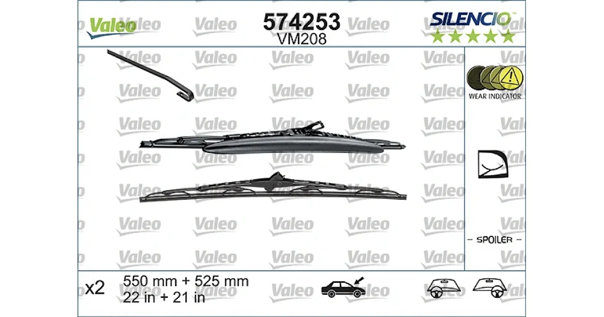 VALEO 574253, Щетка стеклоочистителя