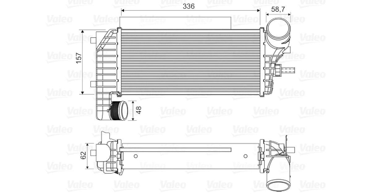 818604 - VALEO - Интеркулер