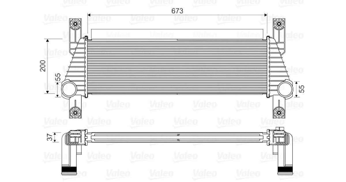 818352 - VALEO - Интеркулер