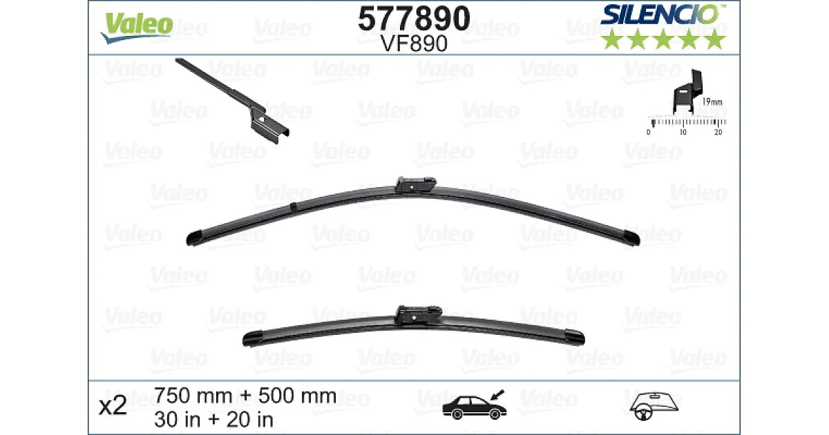 577890 - VALEO - Щетка стеклоочистителя