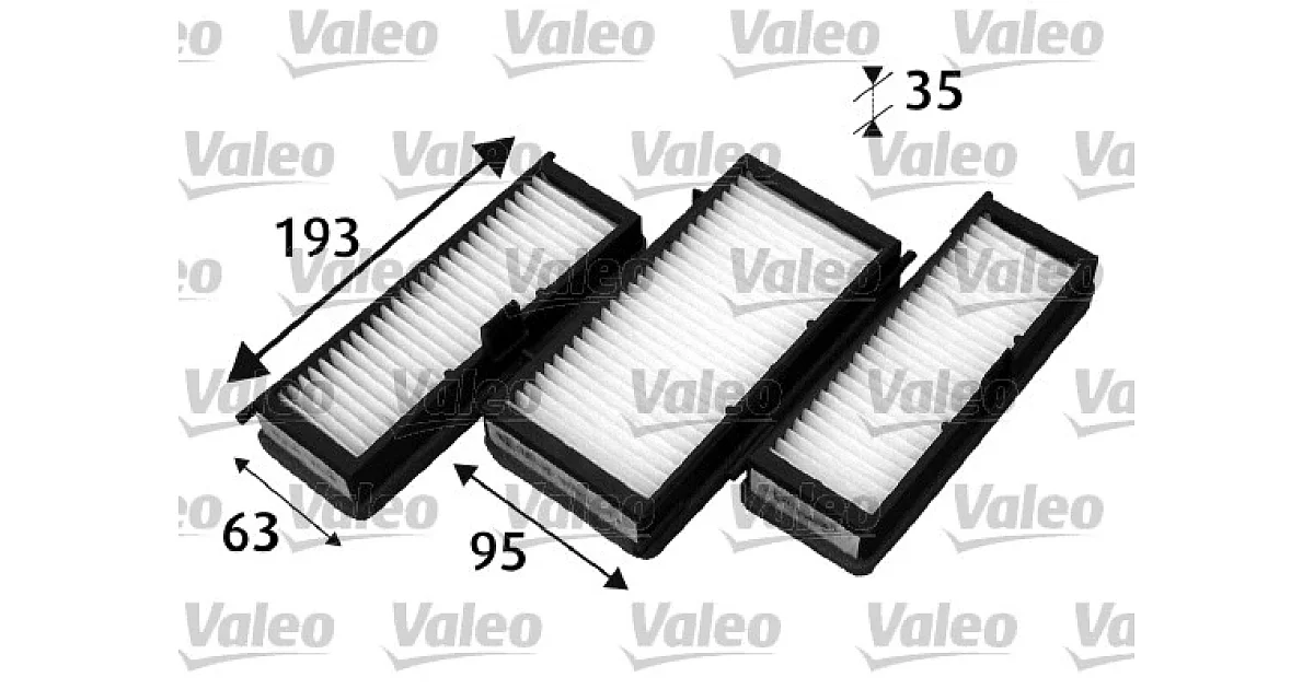 715530 - VALEO - Фильтр, воздух во внутренном пространстве