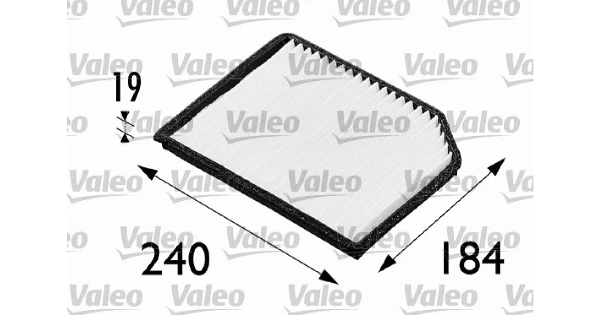 VALEO 698173, Фильтр, воздух во внутренном пространстве