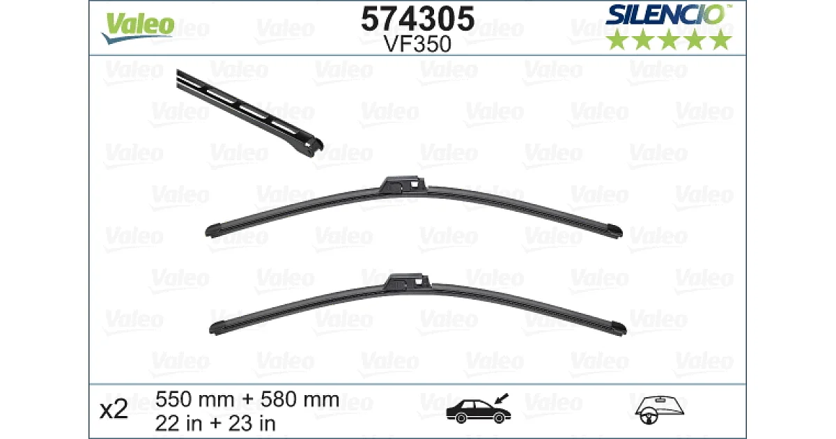574305 - VALEO - Щетка стеклоочистителя