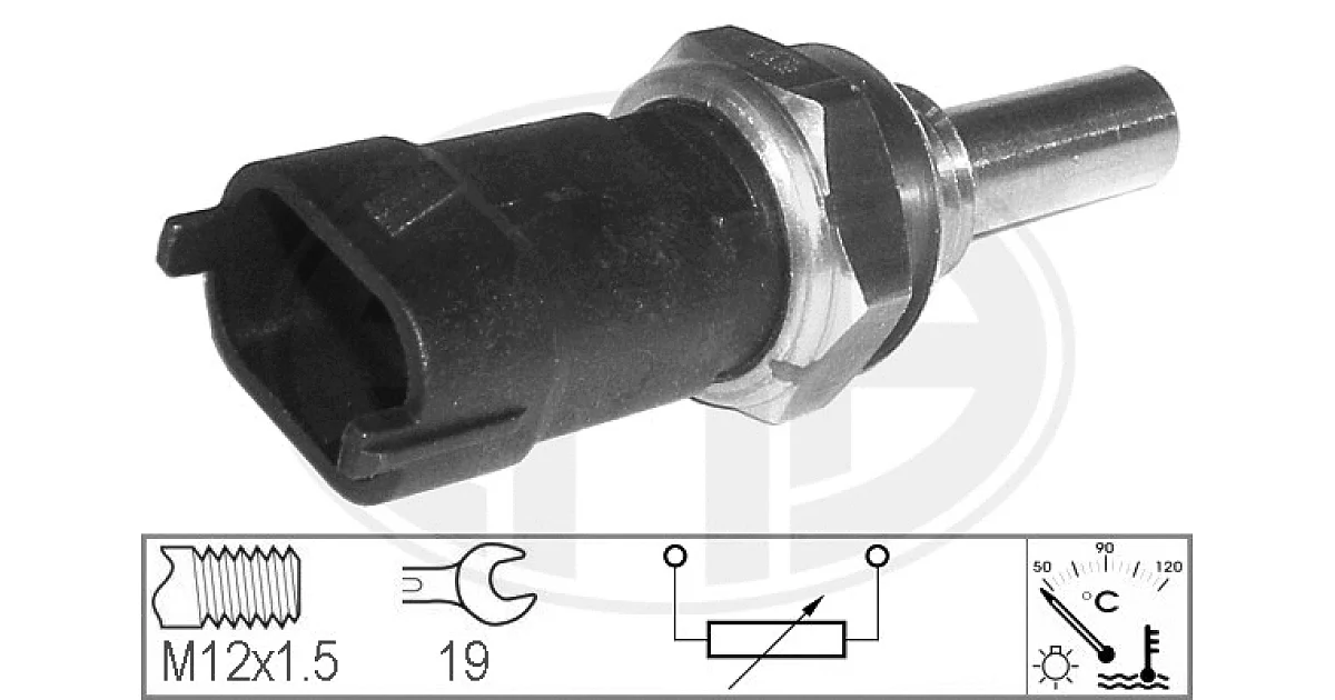 330509 - ERA - Датчик, температура охлаждающей жидкости