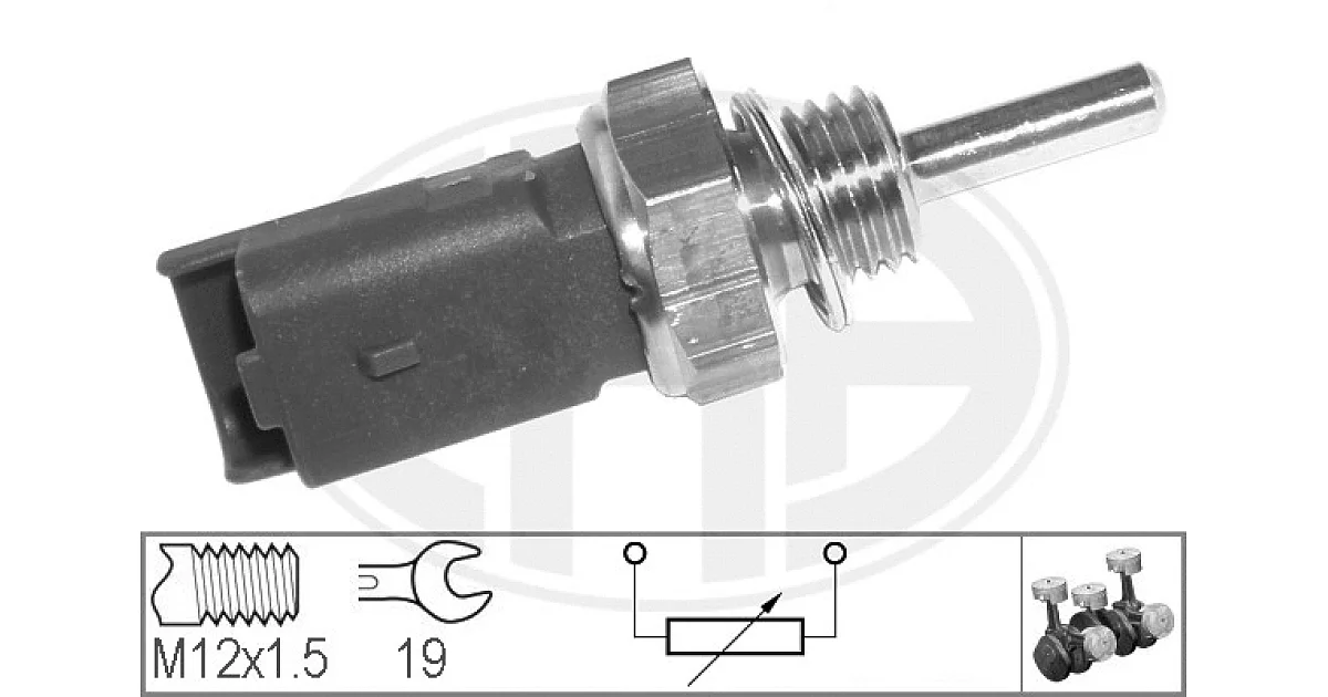 ERA 330142, Датчик, температура охлаждающей жидкости