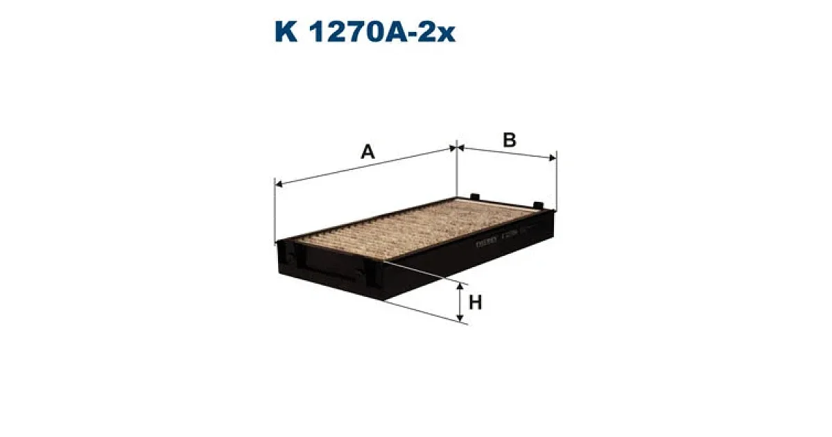 K1270A2X - FILTRON - Фильтр, воздух во внутренном пространстве