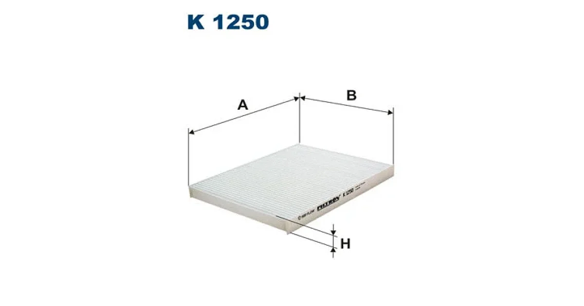 K1250 - FILTRON - Фильтр, воздух во внутренном пространстве