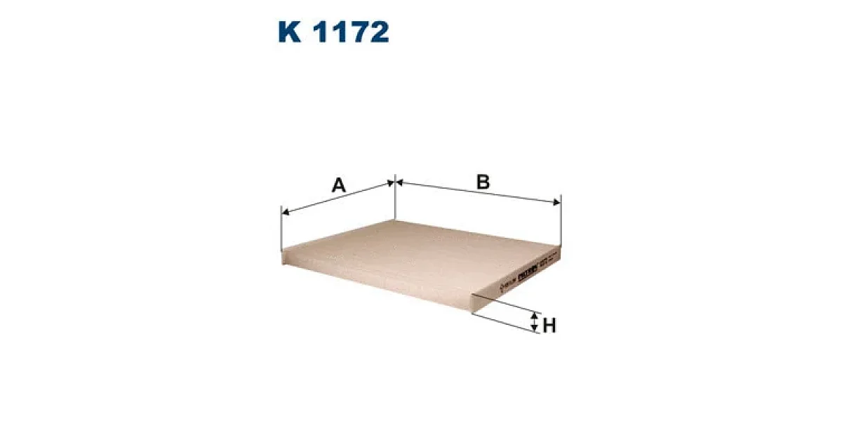 K1172 - FILTRON - Фильтр, воздух во внутренном пространстве