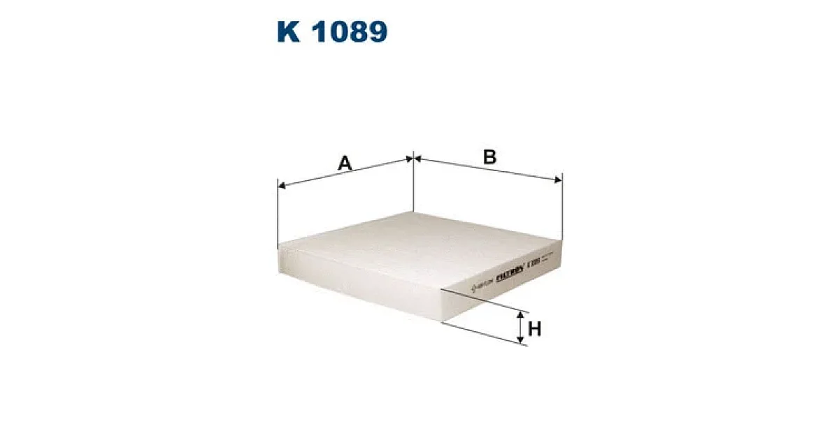 K1089 - FILTRON - Фильтр, воздух во внутренном пространстве