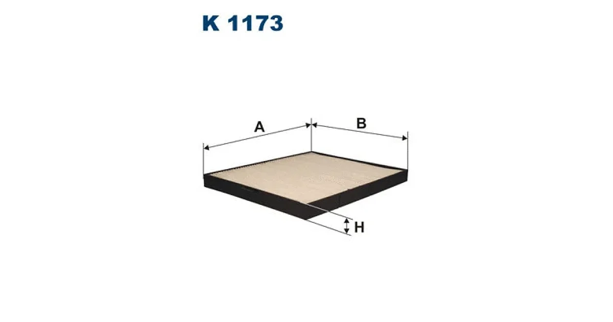 K1173 - FILTRON - Фильтр, воздух во внутренном пространстве