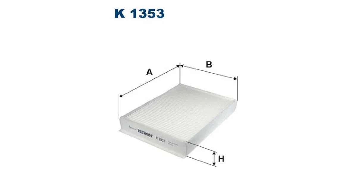 K1353 - FILTRON - Фильтр, воздух во внутренном пространстве