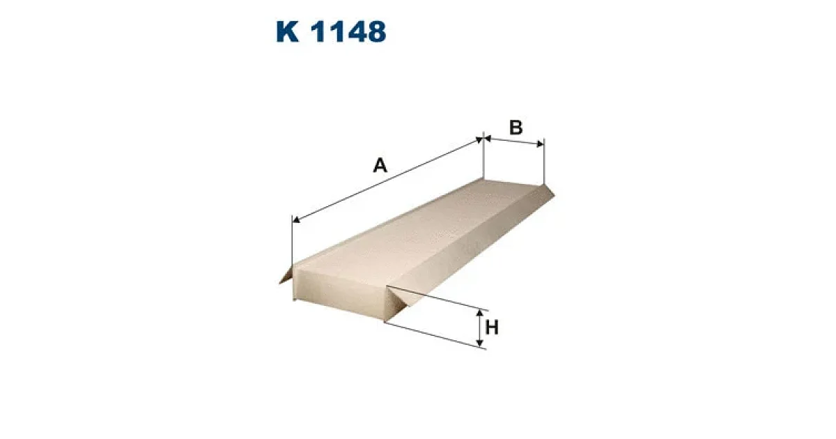 K1148 - FILTRON - Фильтр, воздух во внутренном пространстве