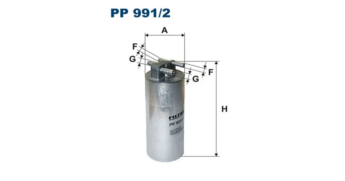 FILTRON PP 991/2 (PP9912), Топливный фильтр