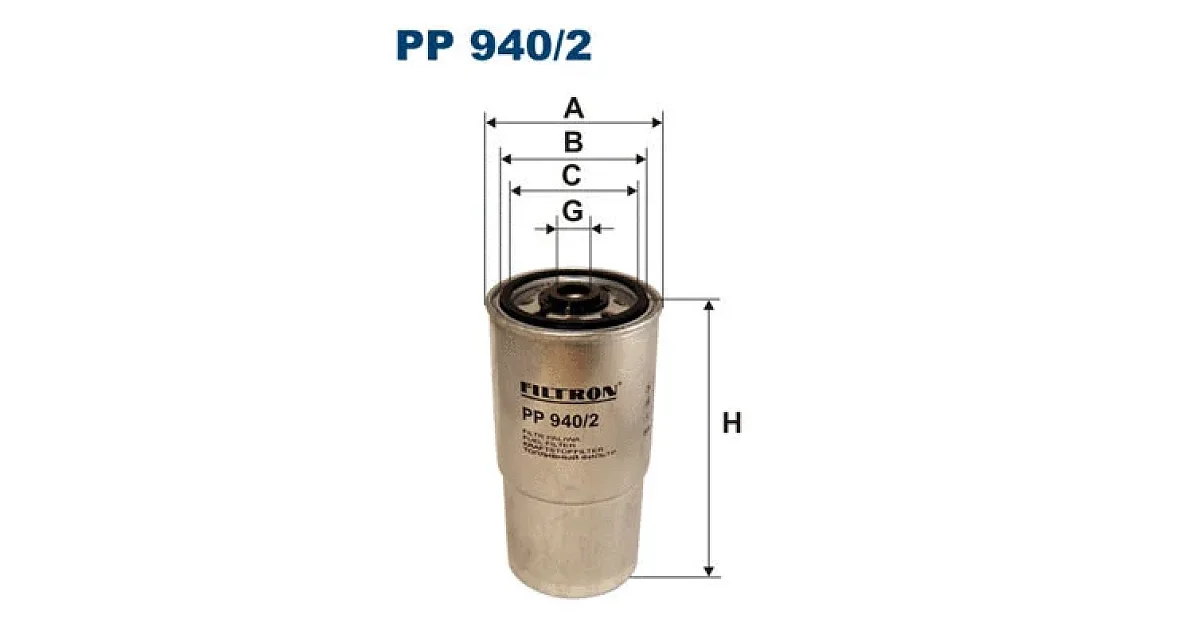 FILTRON PP 940/2 (PP9402), Топливный фильтр