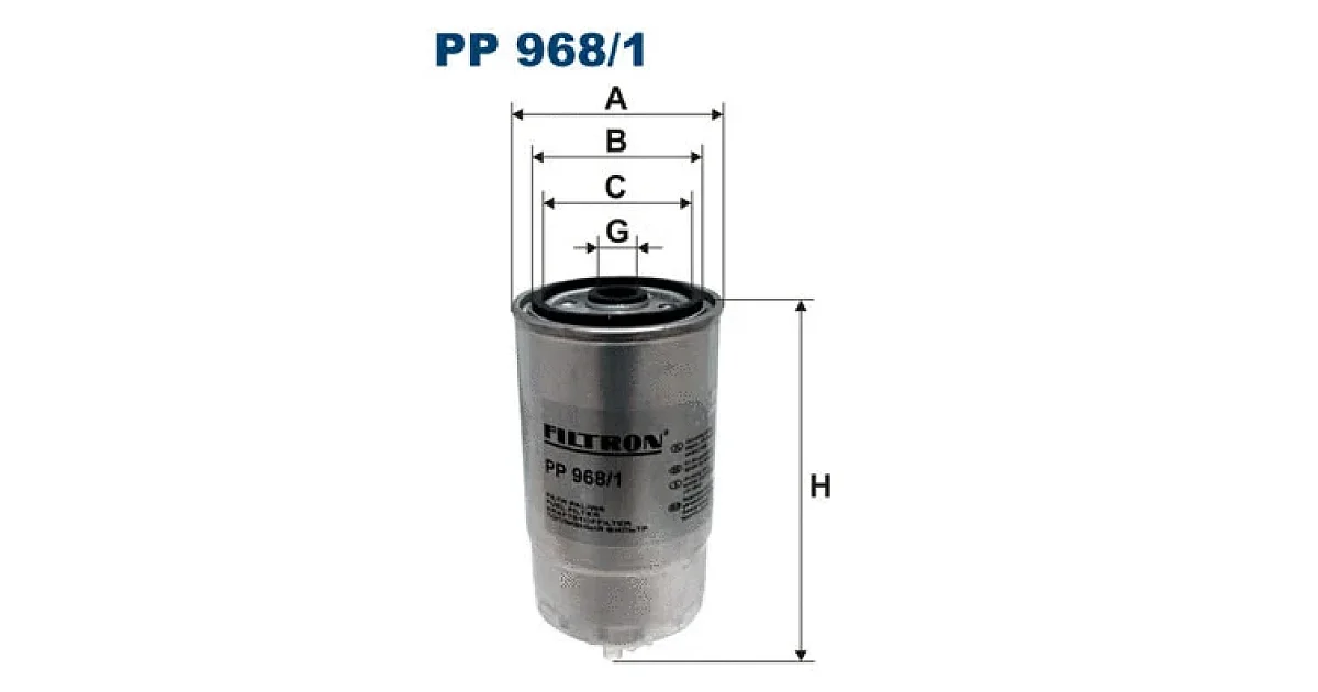 PP9681 - FILTRON - Топливный фильтр
