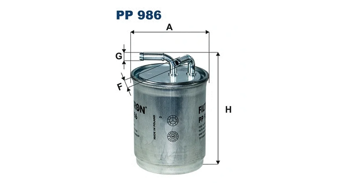 PP986 - FILTRON - Топливный фильтр