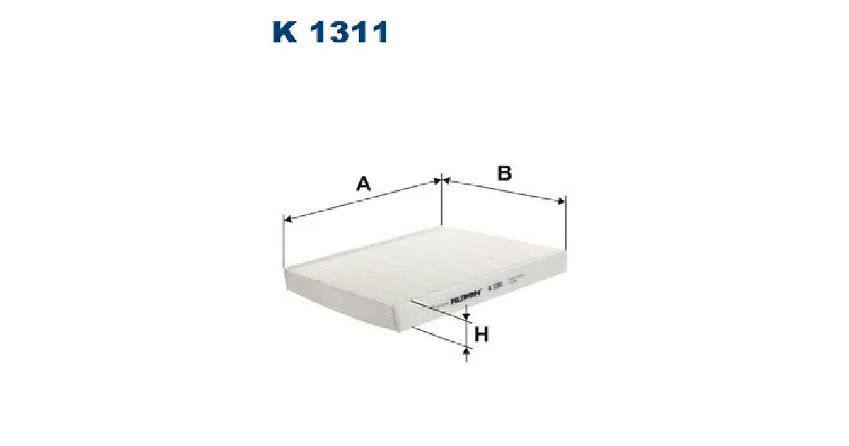 K1311 - FILTRON - Фильтр, воздух во внутренном пространстве