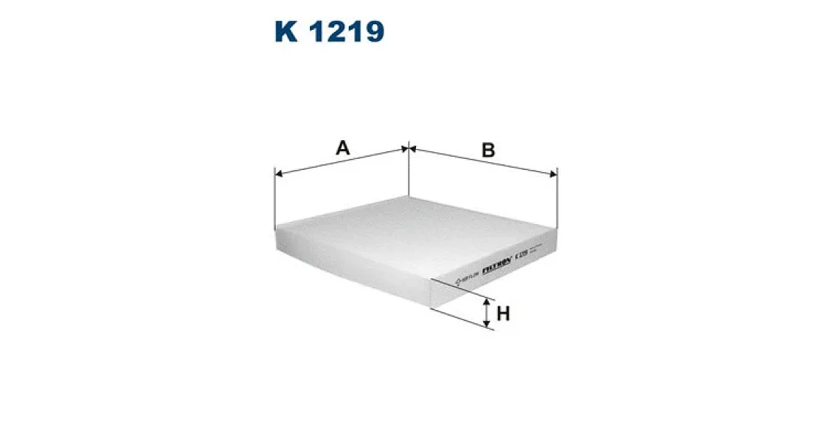 K1219 - FILTRON - Фильтр, воздух во внутренном пространстве