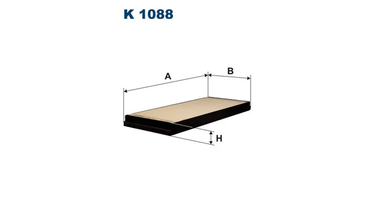 K1088 - FILTRON - Фильтр, воздух во внутренном пространстве