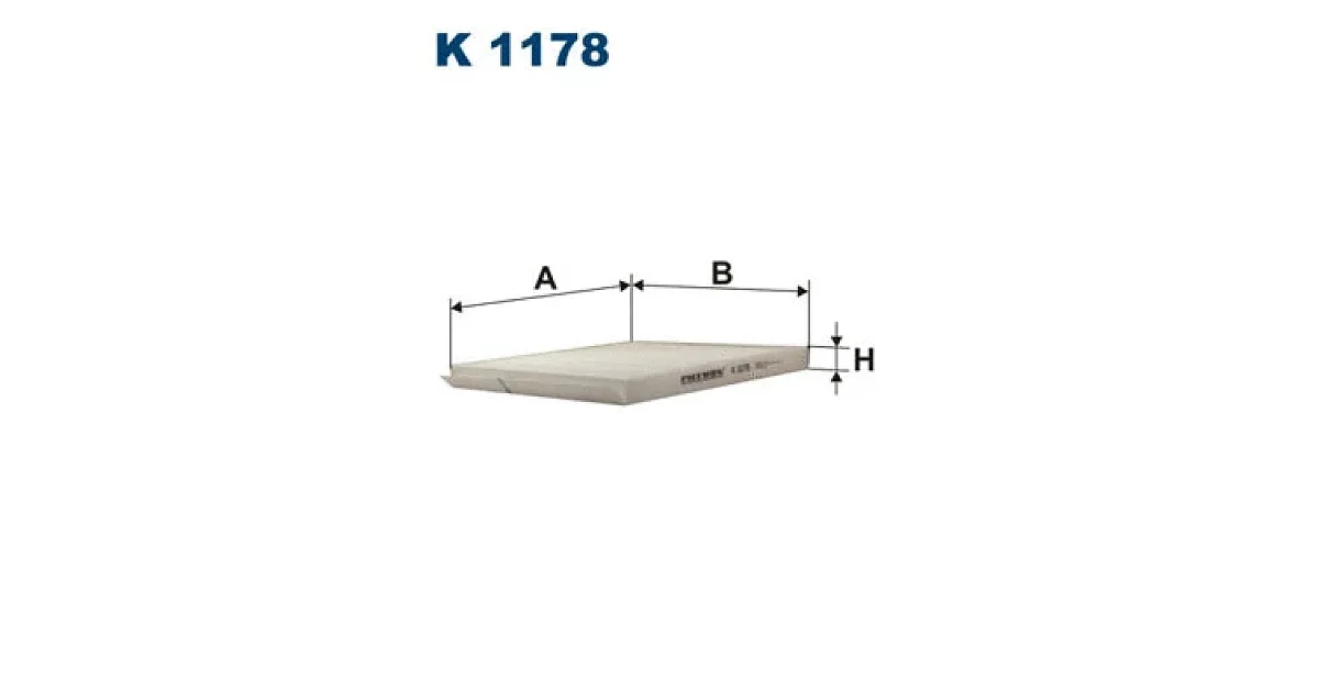 K1178 - FILTRON - Фильтр, воздух во внутренном пространстве