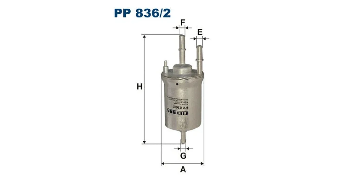 FILTRON PP 836/2 (PP8362), Топливный фильтр
