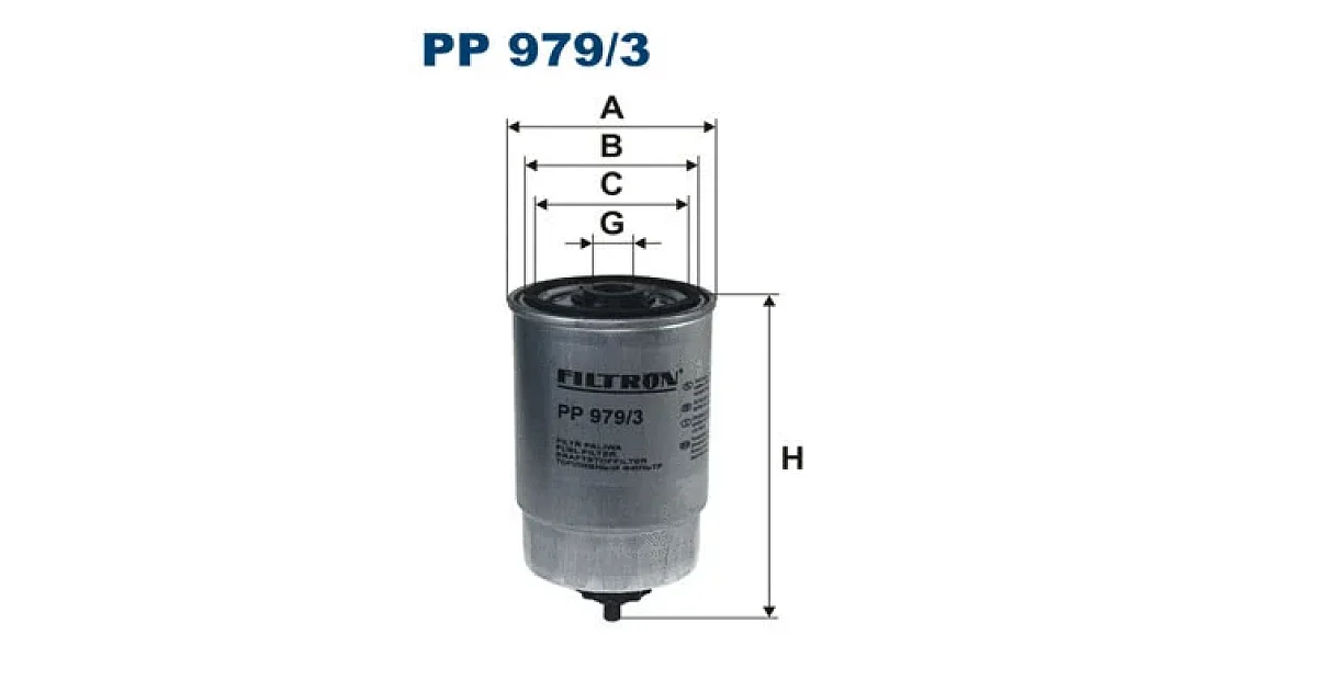 PP9793 - FILTRON - Топливный фильтр