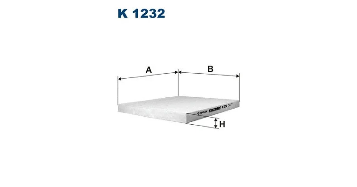 K1232 - FILTRON - Фильтр, воздух во внутренном пространстве