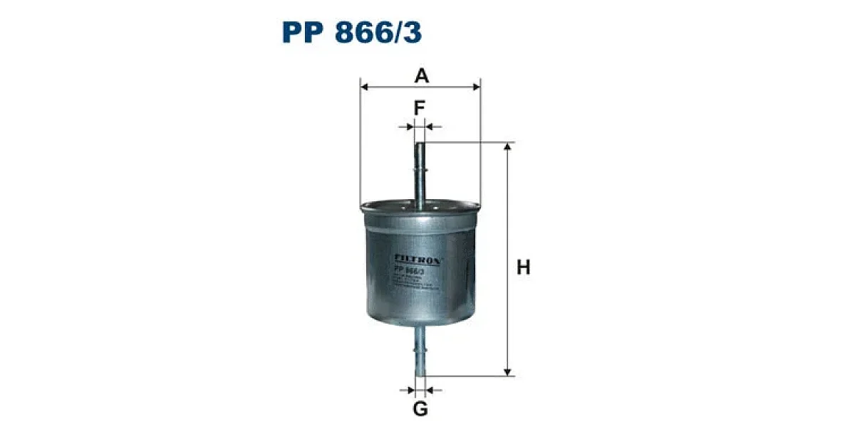 FILTRON PP 866/3 (PP8663), Топливный фильтр