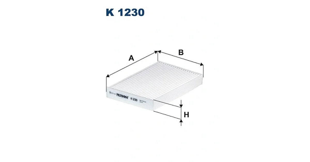 K1230 - FILTRON - Фильтр, воздух во внутренном пространстве