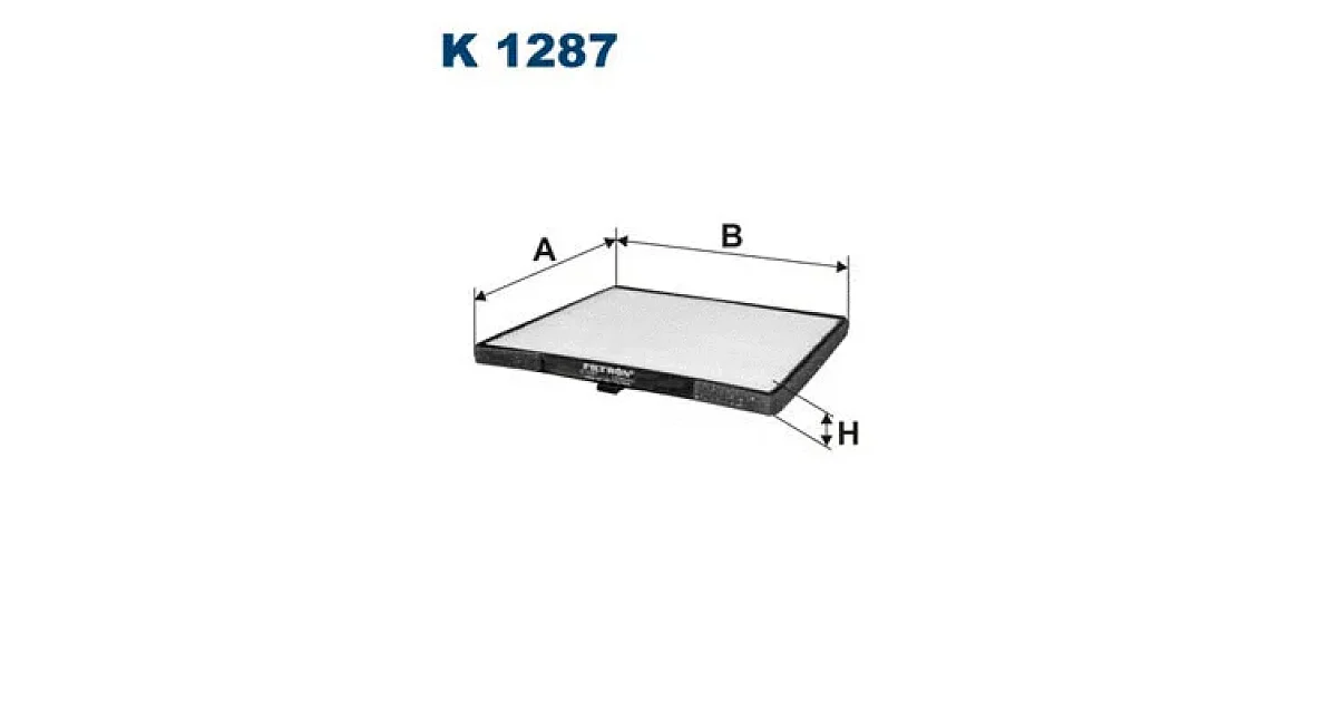 K1287 - FILTRON - Фильтр, воздух во внутренном пространстве