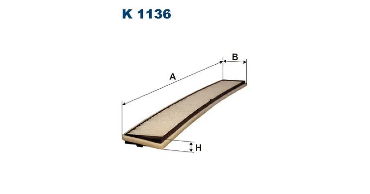 K1136 - FILTRON - Фильтр, воздух во внутренном пространстве