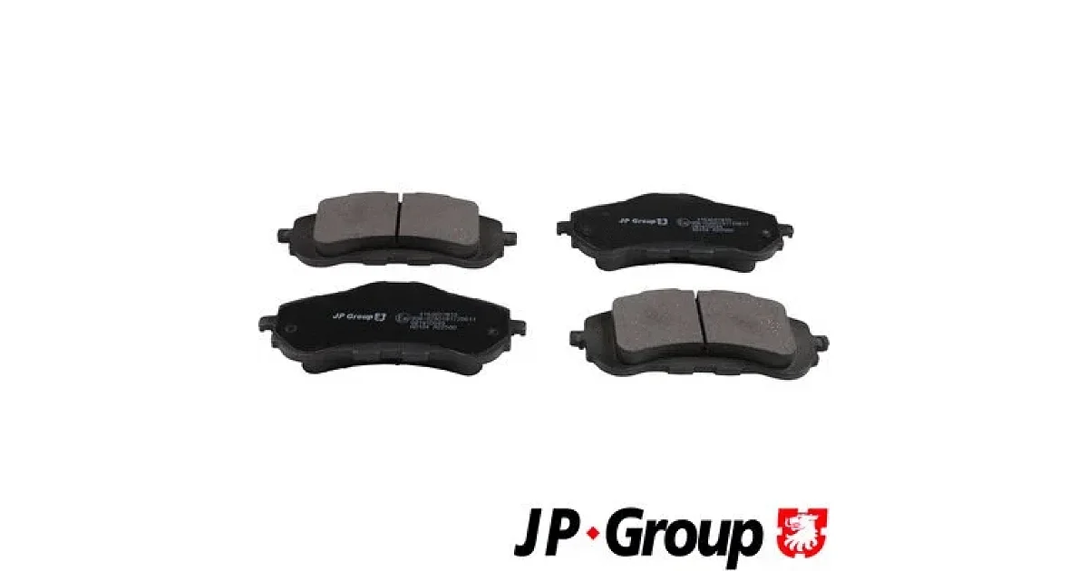 4163607810 - JP GROUP - Комплект тормозных колодок, дисковый тормоз