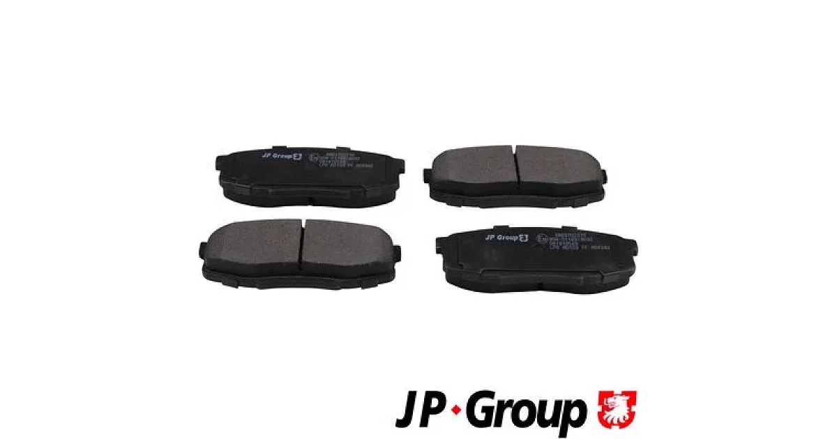4863702210 - JP GROUP - Комплект тормозных колодок, дисковый тормоз