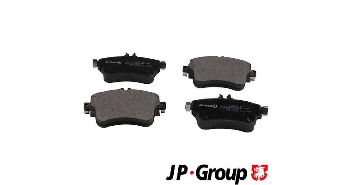 1363607110 - JP GROUP - Комплект тормозных колодок, дисковый тормоз