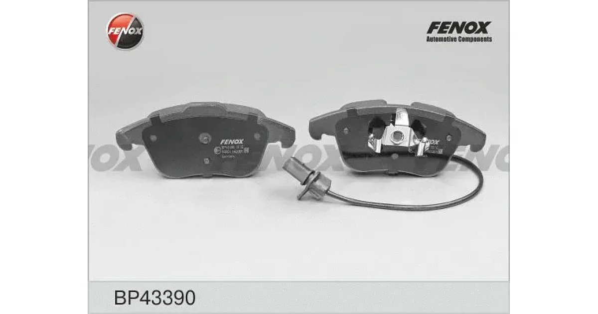 FENOX BP43390, Комплект тормозных колодок, дисковый тормоз