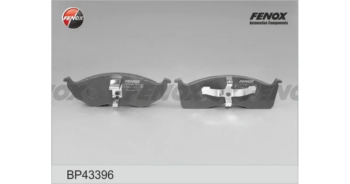 BP43396 - FENOX - Комплект тормозных колодок, дисковый тормоз