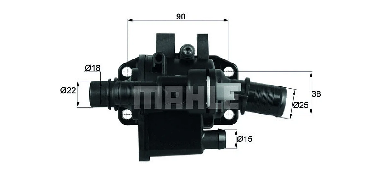 TH4283 - MAHLE - Термостат, охлаждающая жидкость