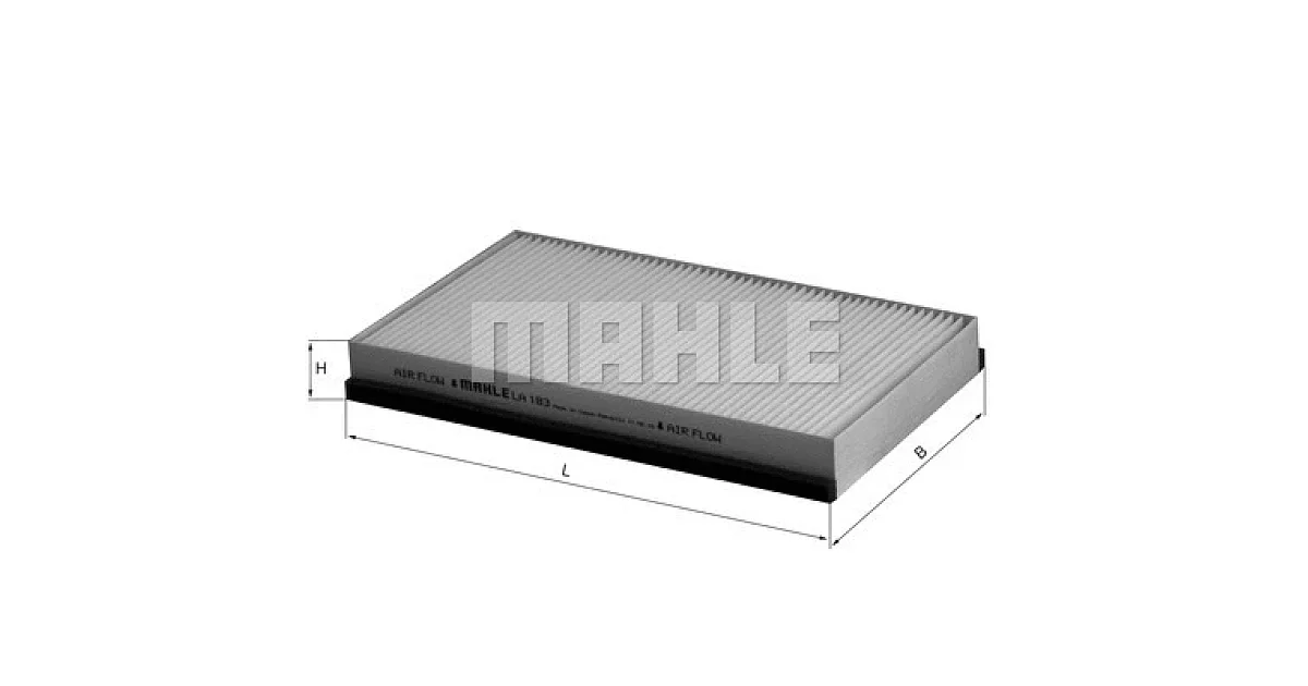 LA183 - MAHLE - Фильтр, воздух во внутренном пространстве