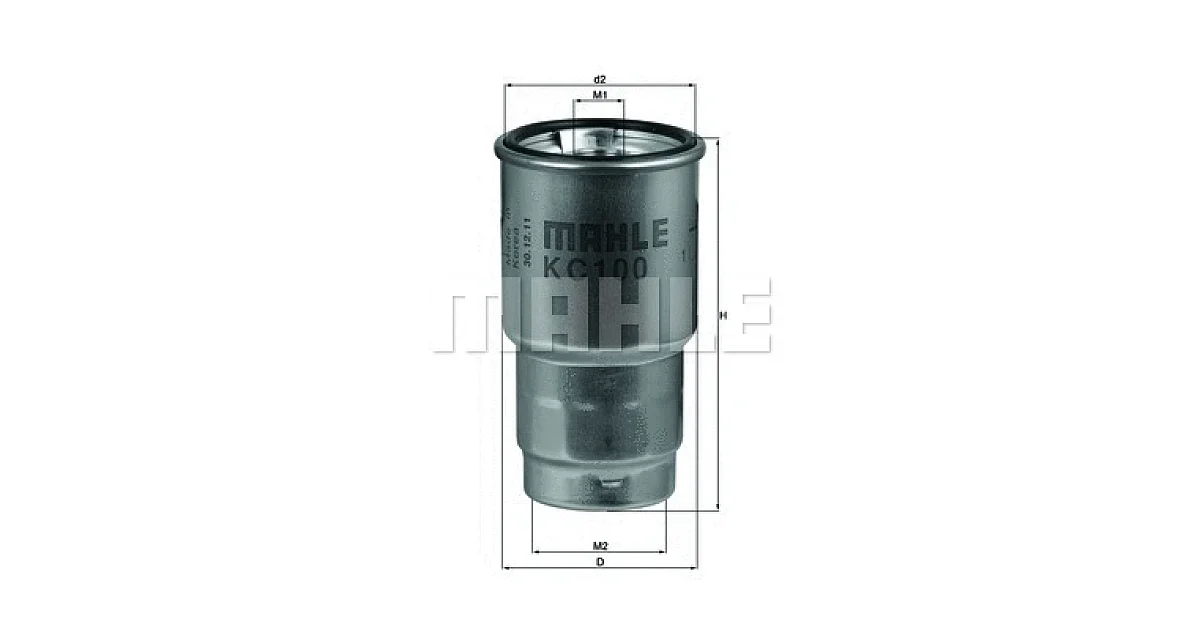 KC100D - MAHLE - Топливный фильтр