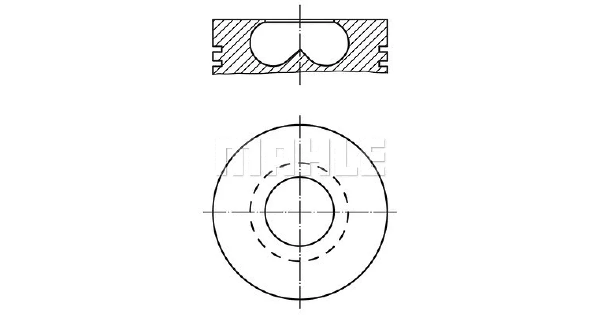 0156900 - MAHLE - Поршень