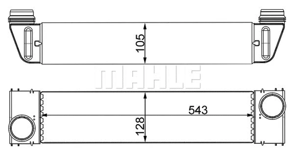CI193000S - MAHLE - Интеркулер